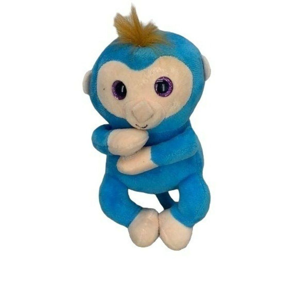 Fingerlings Hugs - Monkey Blue body‎ Purple Eyes Plush Stuffed Toy